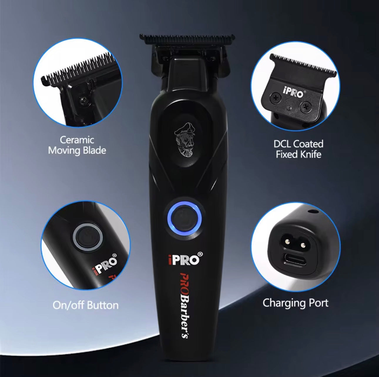 IPRO PROBarber Barber Combo | Professional Clipper & Trimmer Set