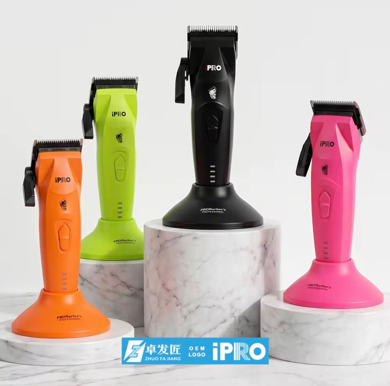 iPRO Professional Barber Combo | Clipper & Trimmer 7500 RPM Brushless