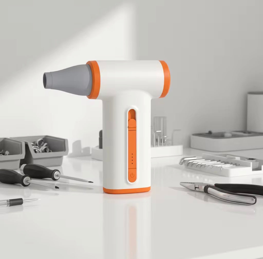 130,000 RPM Cordless Air Duster | High-Power Brushless Motor | USB-C Rechargeable