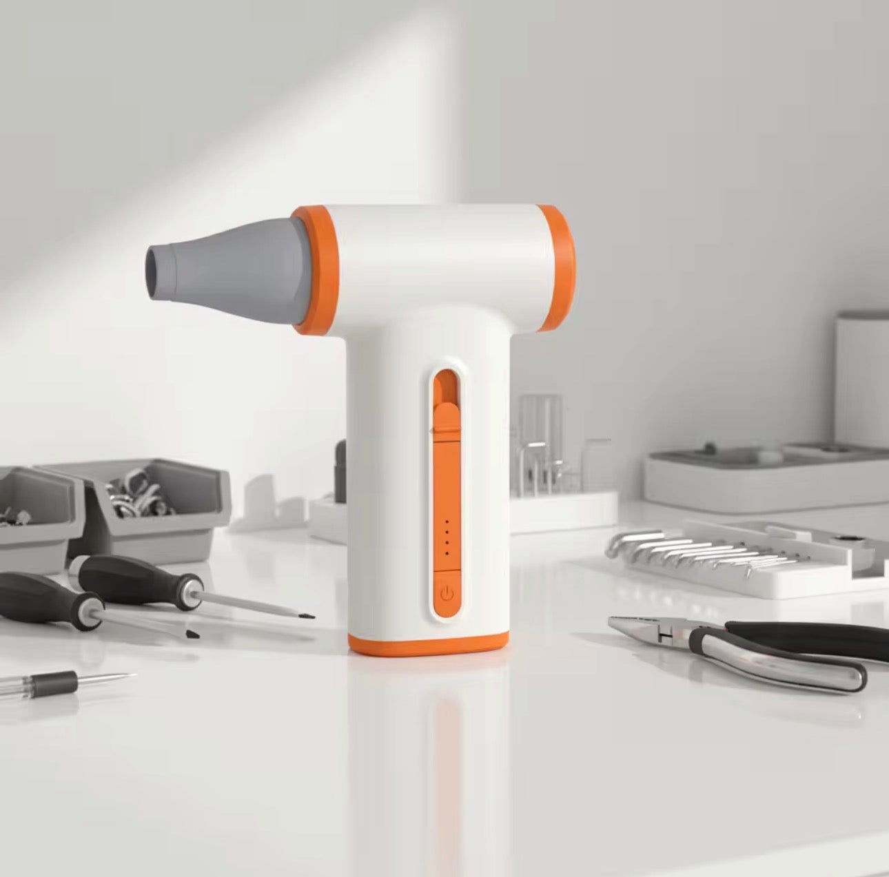 130,000 RPM Cordless Air Duster | High-Power Brushless Motor | USB-C Rechargeable