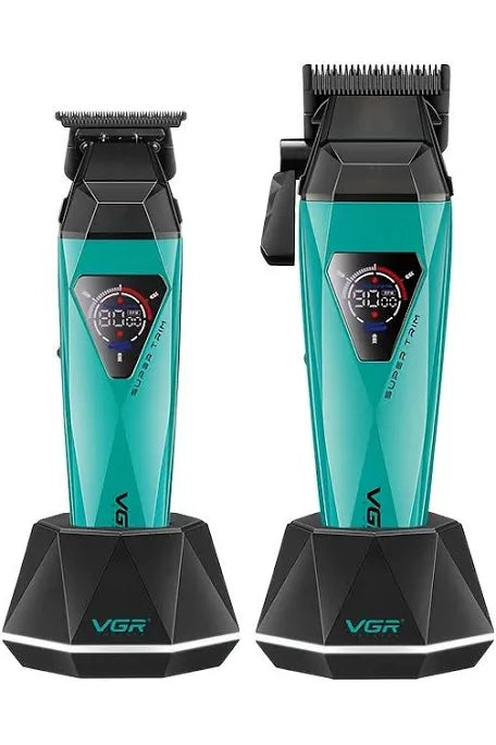 VGR V-877 S3 Professional Barber Combo 3-in-1 – Clipper, Trimmer & Foil Shaver
