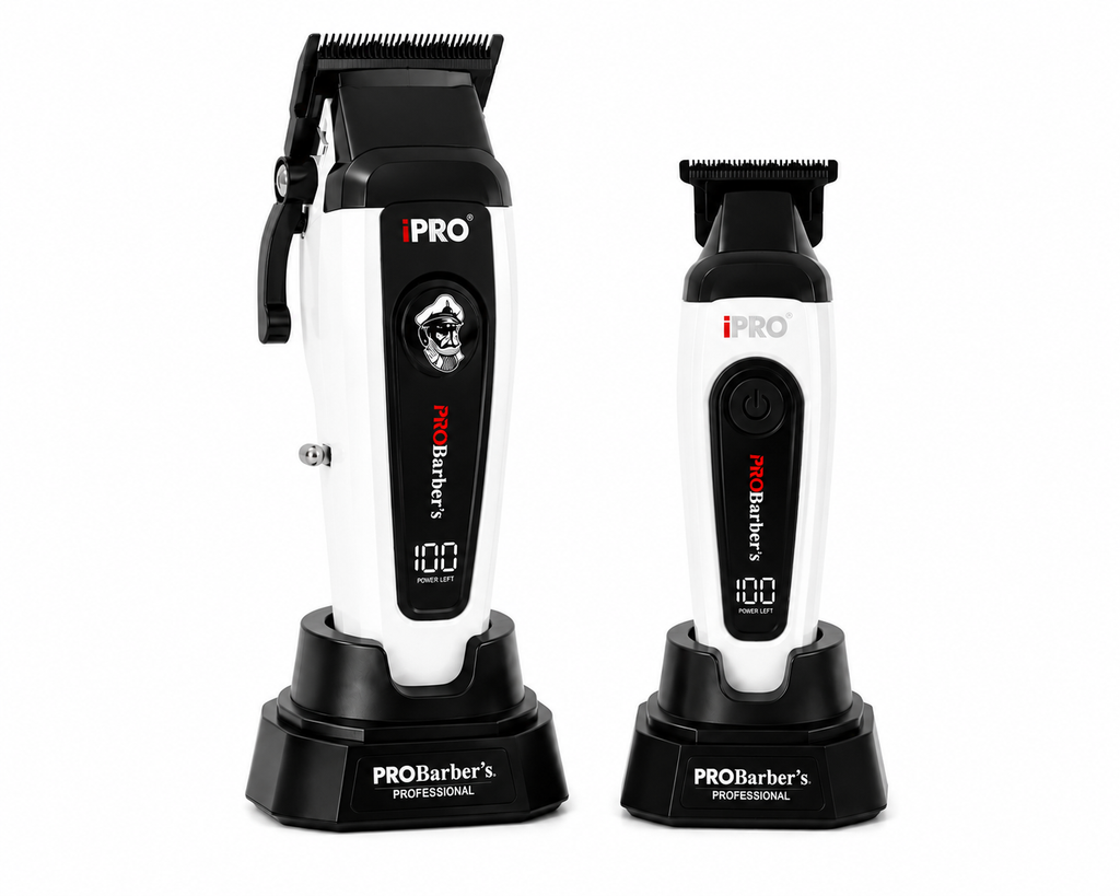 iPRO Professional Clipper & Trimmer Combo with Charging Stands