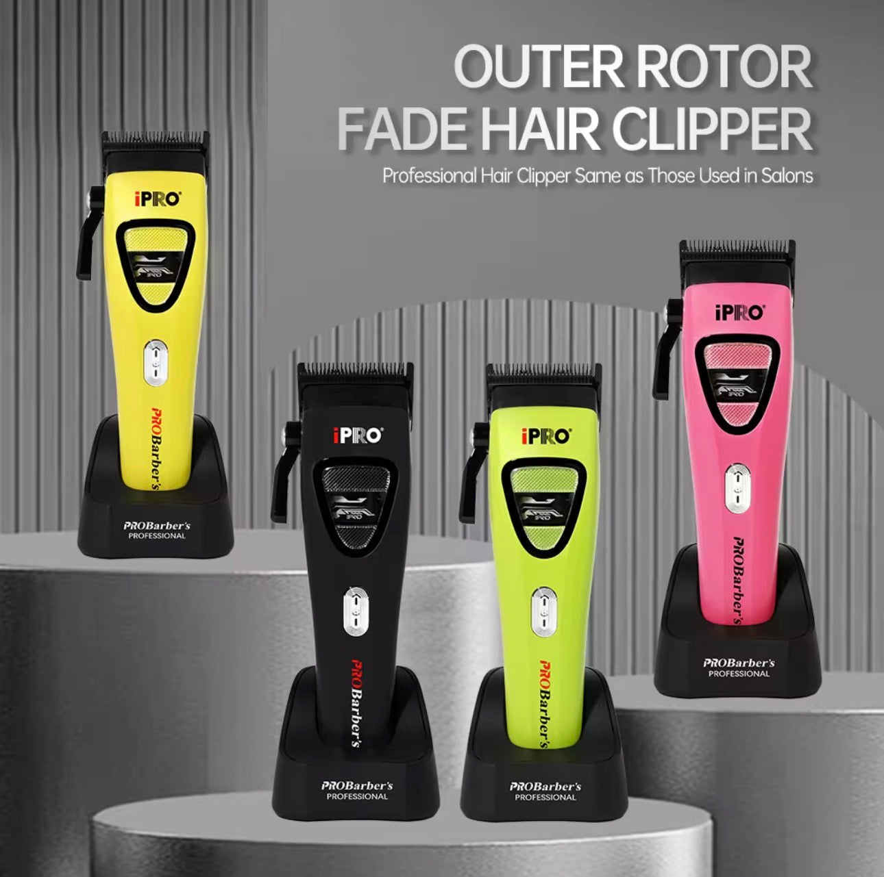 IPRO PROBarber’s S8167 Professional Hair Clipper – 7500 RPM | USB-C | 2500mAh