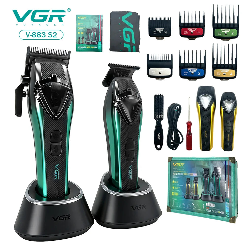 VGR V-883 S2 Professional Barber Combo 2-in-1 Motor Vector 🔥