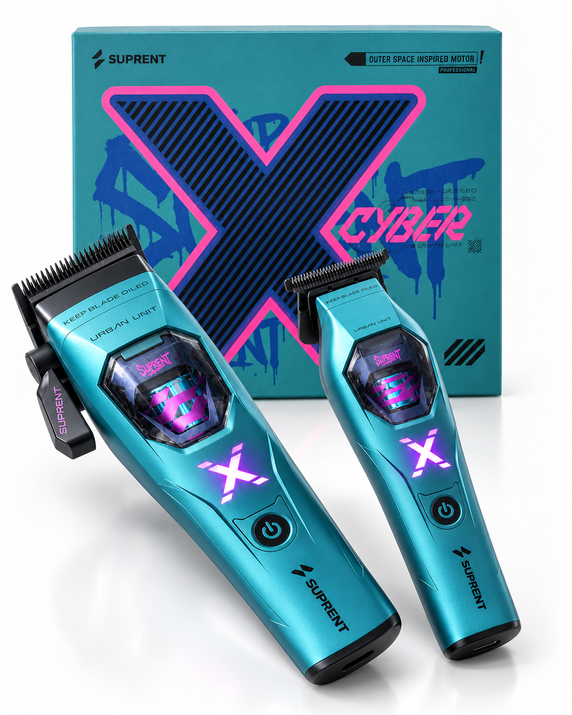 SUPRENT X-CYBER Professional Clipper & Trimmer Combo – HC796EX