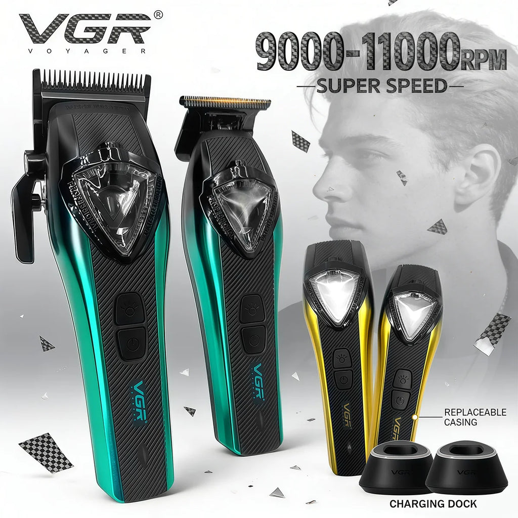 VGR V-883 S2 Professional Barber Combo 2-in-1 Motor Vector 🔥