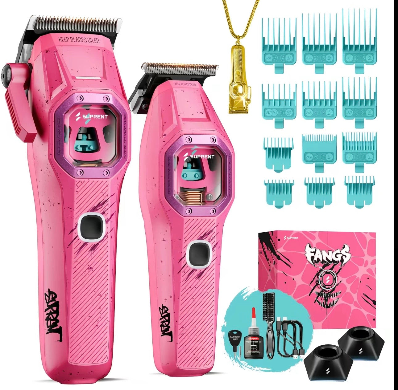 SUPRENT FANGS Professional Clipper & Trimmer Combo