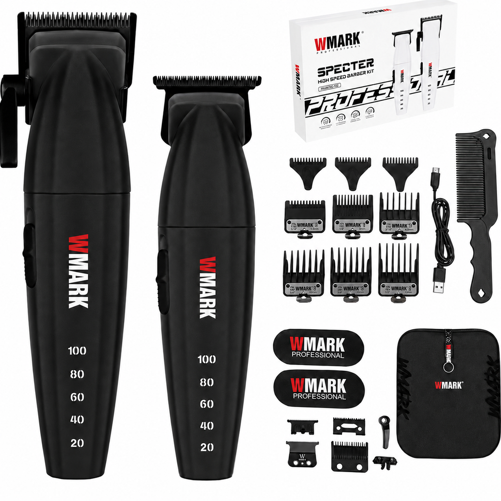 WMARK SPECTER NG-8632 Professional High-Speed Clipper & Trimmer Kit