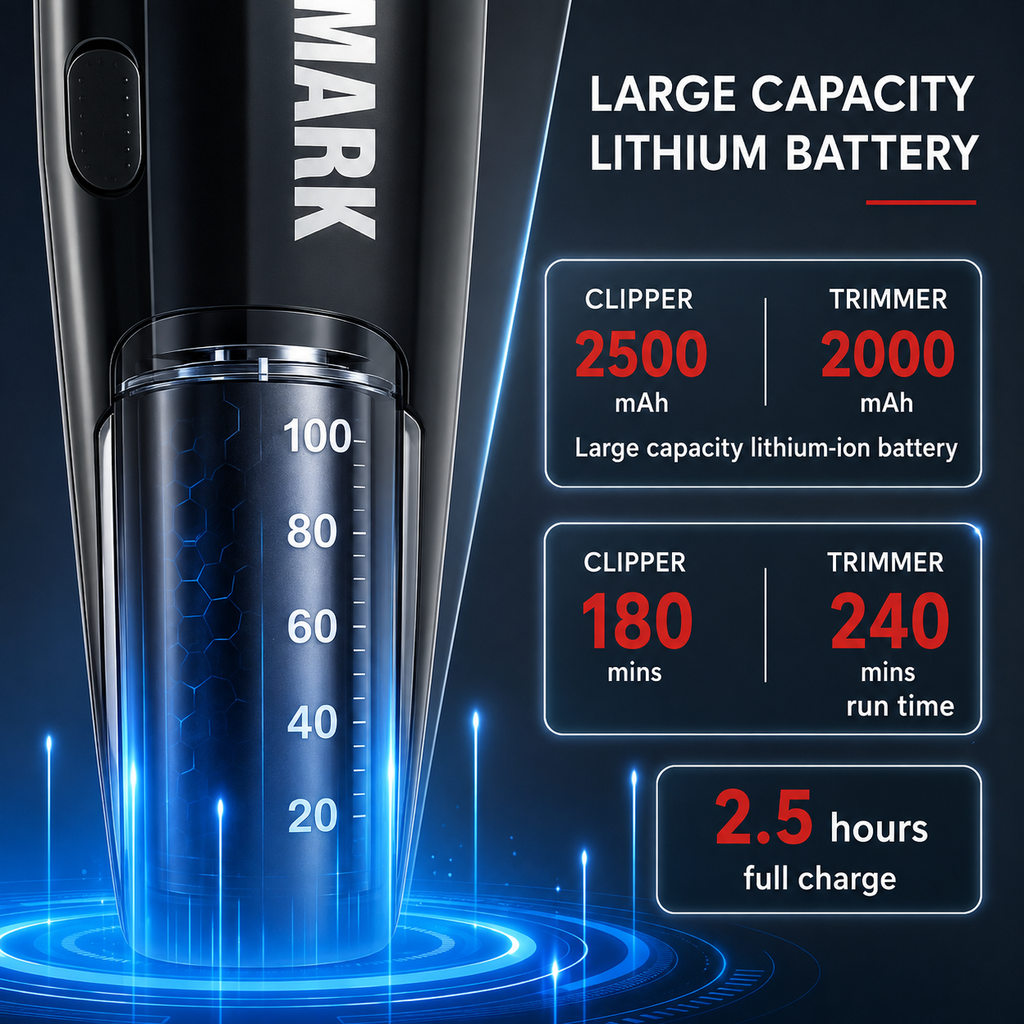 WMARK SPECTER NG-8632 Professional High-Speed Clipper & Trimmer Kit