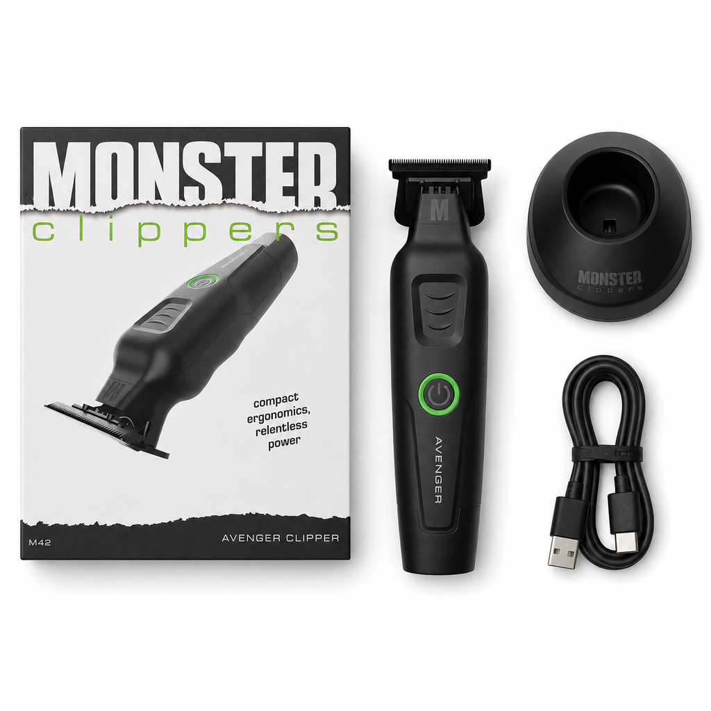 Monster Clippers AVENGER Trimmer M42 – Professional Cordless Trimmer