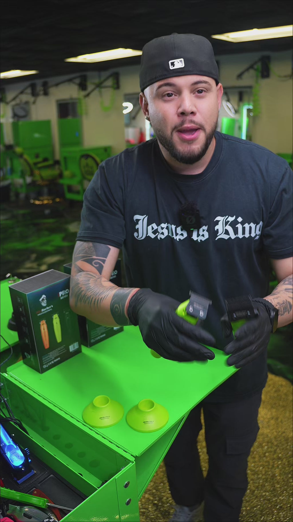 iPRO Professional Barber Combo | Clipper & Trimmer 7500 RPM Brushless