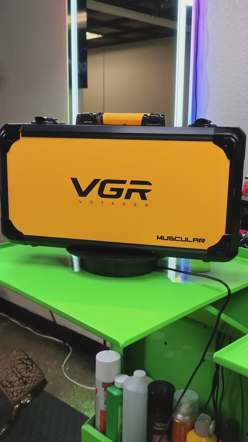 VGR Muscular V-285S4 Professional 4-in-1 Barber Combo Kit – Yellow