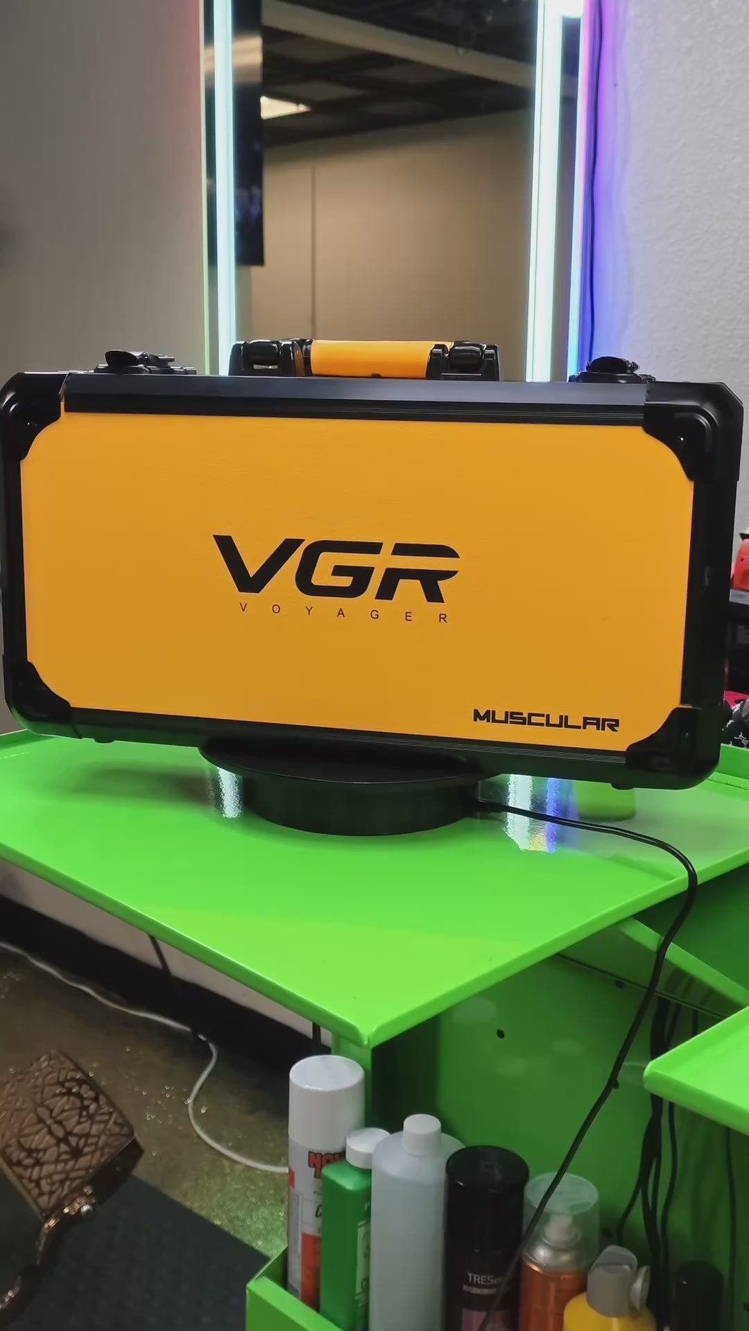 VGR Muscular V-285S4 Professional 4-in-1 Barber Combo Kit – Yellow