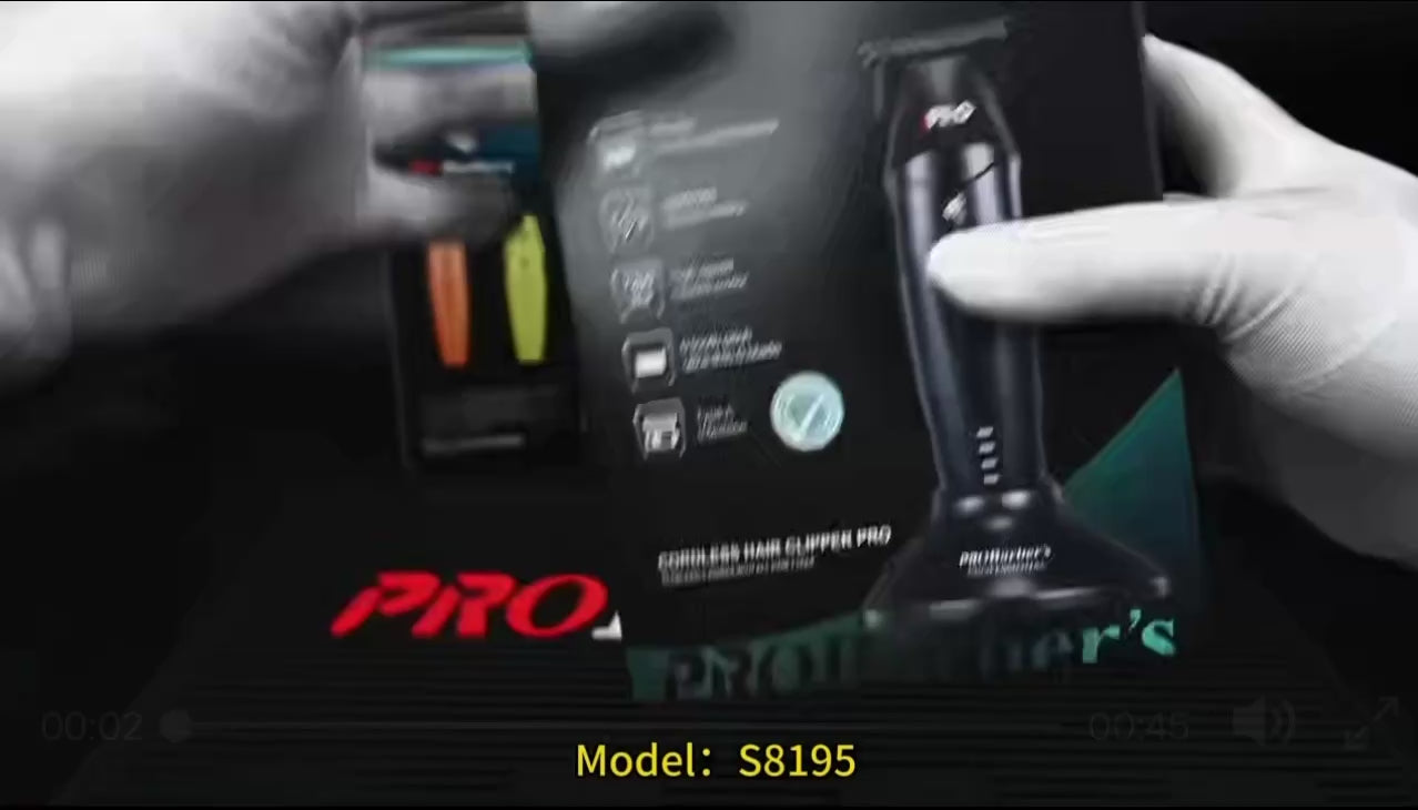 iPRO Professional Barber Combo | Clipper & Trimmer 7500 RPM Brushless